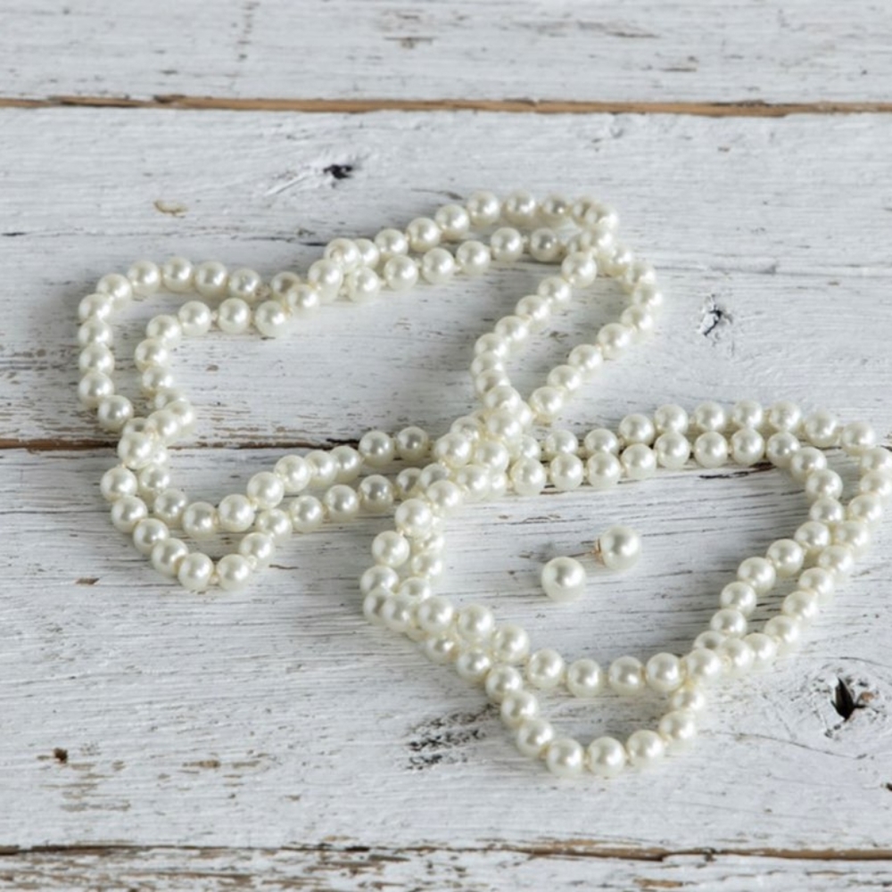 Pearl Necklace and Earrings Set